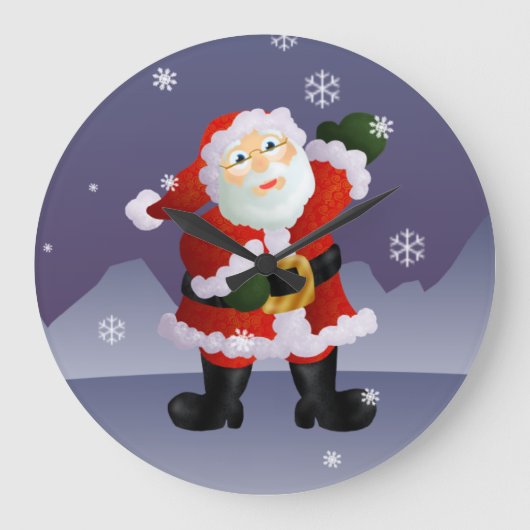 サンタ ラージ壁時計 (正面)