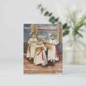 サンタ・ルチアとクリスマスのご挨拶 シーズンポストカード (スタンド正面)