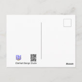 サンタ&ルドルフのメリークリスマスのお客様。ポストカード ポストカード (裏面)