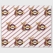 サンタ・ルドルフ子供へマンガからの贈り物 ラッピングペーパー (フラット)