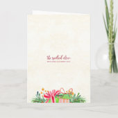 サンタ・レッド・ヴィンテージ・トラック（ギフト付） シーズンカード (裏面)