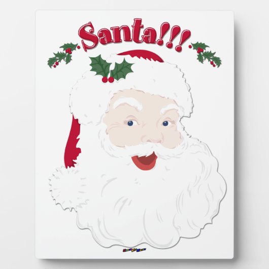 サンタ!!ヴィンテージスタイルクリスマス フォトプラーク (正面)