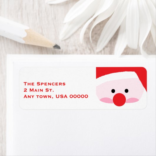 「サンタ」住所 シール (インサイチュ)