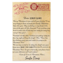 サンタ|北極の手紙からの手紙