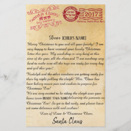 サンタ|北極の手紙からの手紙 便箋