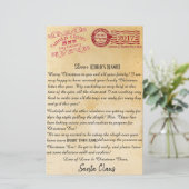 サンタ|北極の手紙からの手紙 便箋 (スタンド正面)