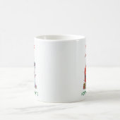 サンタ 子供 クリスマス スノーマン 可愛い コーヒーマグカップ (中央)