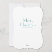 サンタ&彼の素晴らしい飛んでいるマシンカード シーズンカード (裏面)