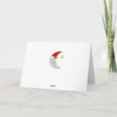 サンタ、暖炉、クリスマス付きクリスマスカード シーズンカード (裏面)