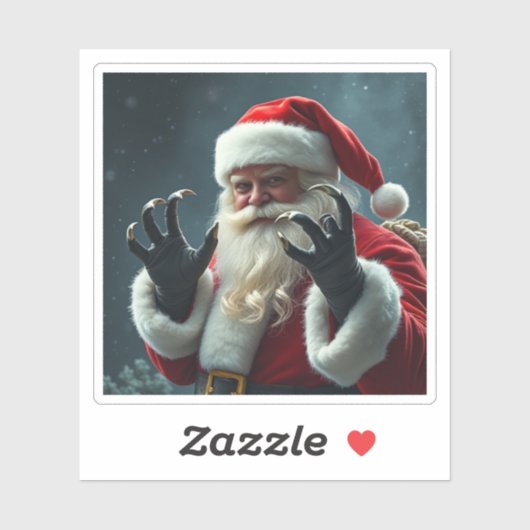 サンタ「爪」 シール (シート)