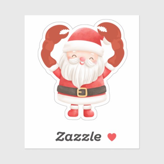 サンタ「爪」 シール (シート)