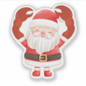 サンタ「爪」 シール (正面)