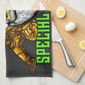 サンタ、特殊部隊、陸軍 キッチンタオル (四つ折り)