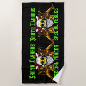 サンタ、特殊部隊、陸軍 ビーチタオル (正面)