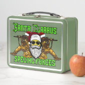 サンタ、特殊部隊、陸軍 メタルランチボックス (インサイチュ)