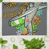 サンタ、空軍、陸軍 キッチンタオル (折り畳み)