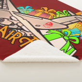 サンタ、空軍、陸軍 シェルパブランケット (3/4)