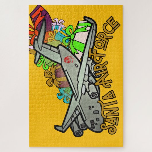 サンタ、空軍、陸軍 ジグソーパズル (縦)