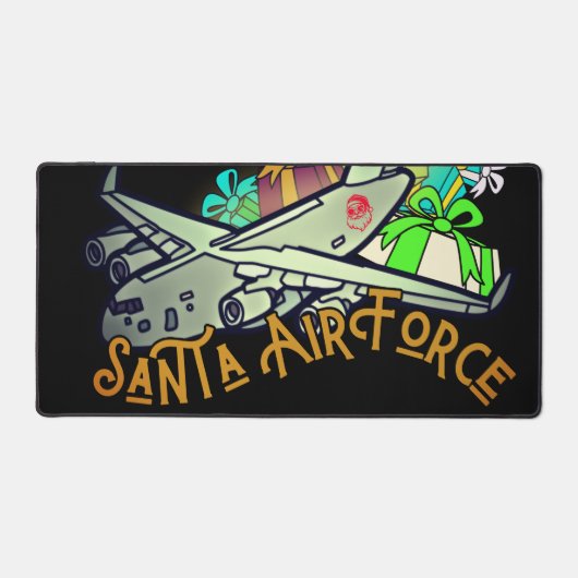 サンタ、空軍、陸軍 デスクマット (正面)