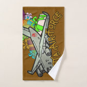 サンタ、空軍、陸軍 バスタオルセット (ハンドタオル)