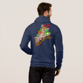 サンタ、空軍、陸軍 パーカ (裏面フル)