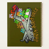 サンタ、空軍、陸軍 プランナー手帳 (裏面)