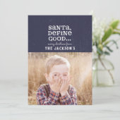 サンタ、良い定義 シーズンカード (スタンド正面)