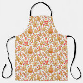 サンタ&雪だるまジンジャーブレッドChristmas Cookie エプロン (正面)