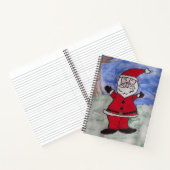 サンタ&雪だるまスパイラルノートブック ノートブック (内部)