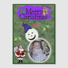 サンタ&雪だるまフォトクリスマスの追加