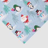 サンタ、雪だるま、プレゼント 薄葉紙 (詳細)