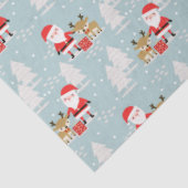 サンタ、雪だるま、ルドルフおよびプレゼントティッシュペーパー 薄葉紙 (詳細)