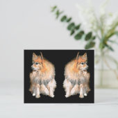 サンタ#2で待っているPom シーズンポストカード (スタンド正面)