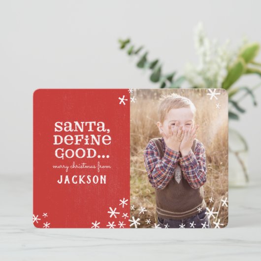 サンタ、DEFINE GOOD シーズンカード (スタンド正面)