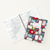 サンタ・Lへの子供向け手紙クリスマスレシピ ノートブック (内部)