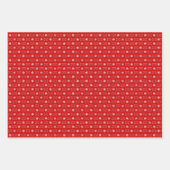 サンタ・Lクリスマスパターンへのキッズレター ラッピングペーパーシート (正面3)