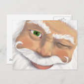 サンタ- PC H シーズンポストカード (正面/裏面)