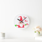 サンタ.pngのホホホメリークリスマス ラウンド壁時計 (ホーム)