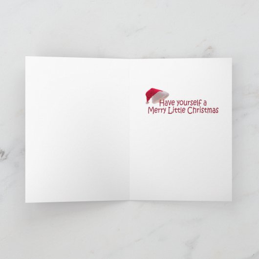 サンタBernerのクリスマスカード シーズンカード (内部)