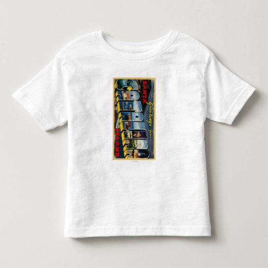 サンタCatalinaの島、カリフォルニア トドラーTシャツ (正面)