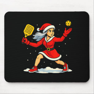サンタCkleballプレーヤークリスマススノーXmasパジャマ マウスパッド