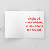 サンタCthulhu シーズンカード (内部)