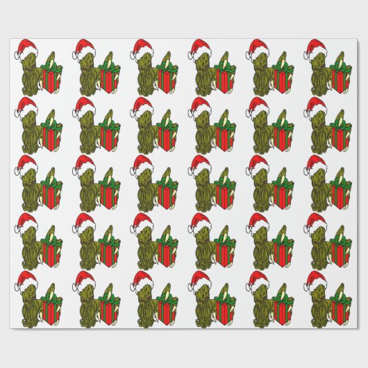 サンタCthulhu ラッピングペーパー (フラット)