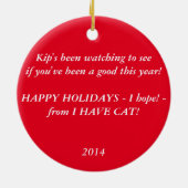 サンタKip セラミックオーナメント (裏面)