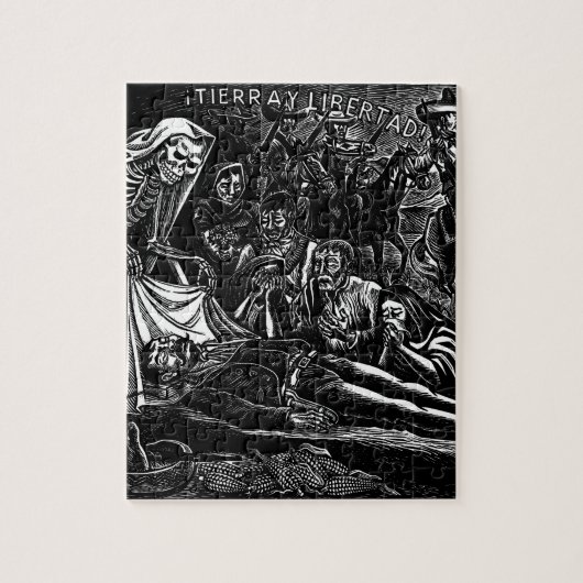 サンタMuerteおよび兵士c. 1951年のメキシコ ジグソーパズル (縦)
