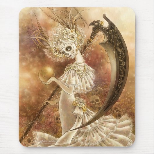 サンタMuerteのマウスパッド マウスパッド (正面)