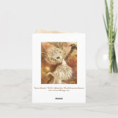 サンタMuerteのメッセージカード カード (裏面)