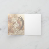 サンタMuerteのメッセージカード カード (内部)