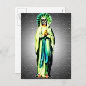 サンタMuerteの嵩拝 シーズンポストカード (正面/裏面)