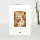 サンタMuerteの挨拶状 カード (裏面)